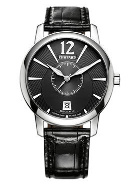 Chopard L.U.C. Classic Twin Automatic Black Dial Men's Watch #161880-1001 - Watches of America