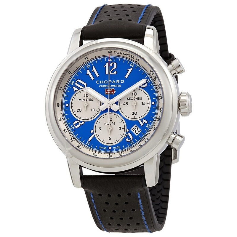 Chopard Mille Miglia Chronograph Automatic Blue Dial Men's Limited Edition Watch #168589-3010 - Watches of America