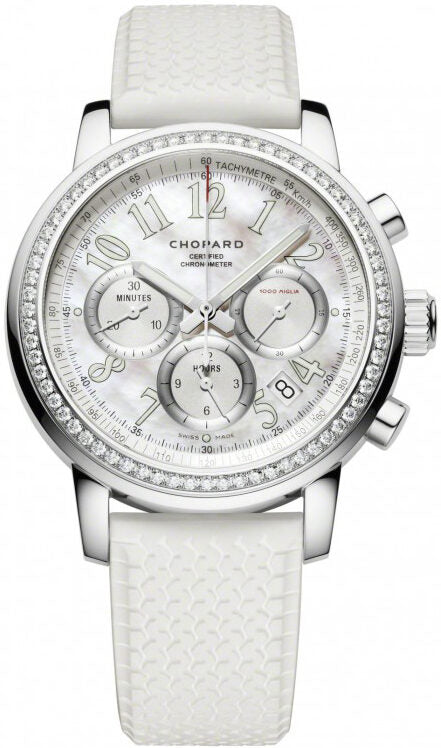 Chopard Mille Miglia Mother of Pearl Dial Automatic Ladies Watch #178511-3001 - Watches of America