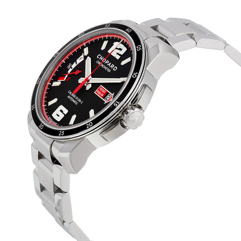Chopard Millie Miglia GTS Automatic Black Dial Silver Stainless Steel Men's Watch #158566-3001 - Watches of America #2