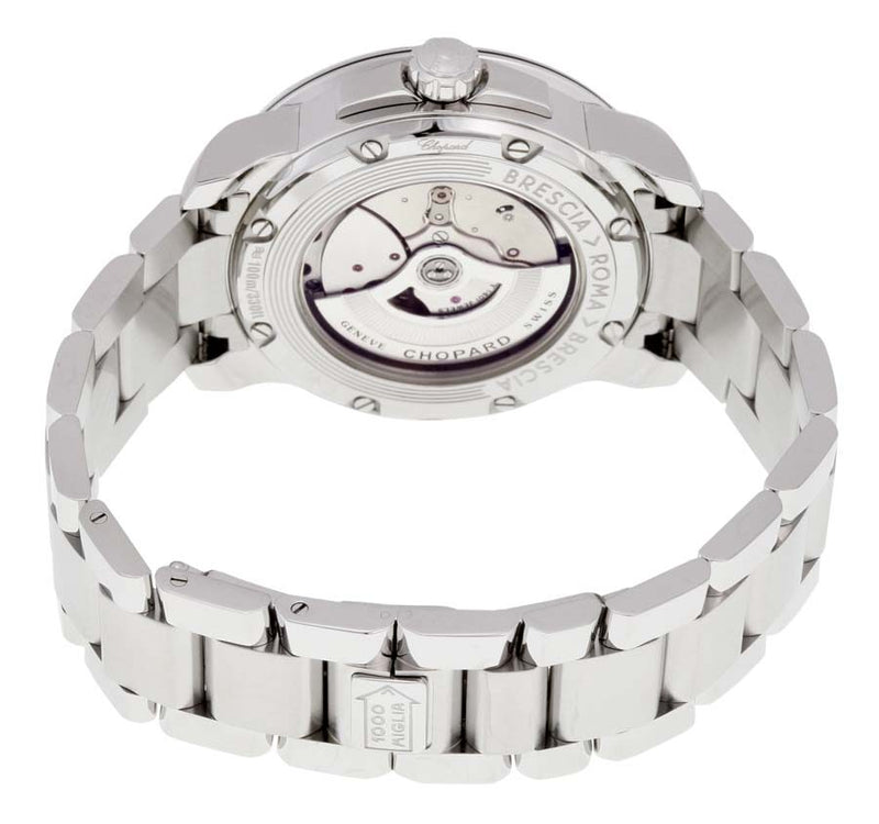 Chopard Millie Miglia GTS Automatic Black Dial Silver Stainless Steel Men's Watch #158566-3001 - Watches of America #3