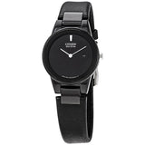 Citizen Axiom Black Dial Quartz Ladies Watch #GA1055-06E - Watches of America