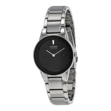 Citizen Axiom Eco Drive Black Dial Ladies Watch #GA1050-51E - Watches of America