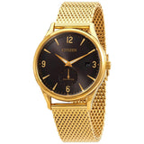 Citizen BTW Black Dial Yellow Gold-tone Men's Watch #BV1112-56E - Watches of America