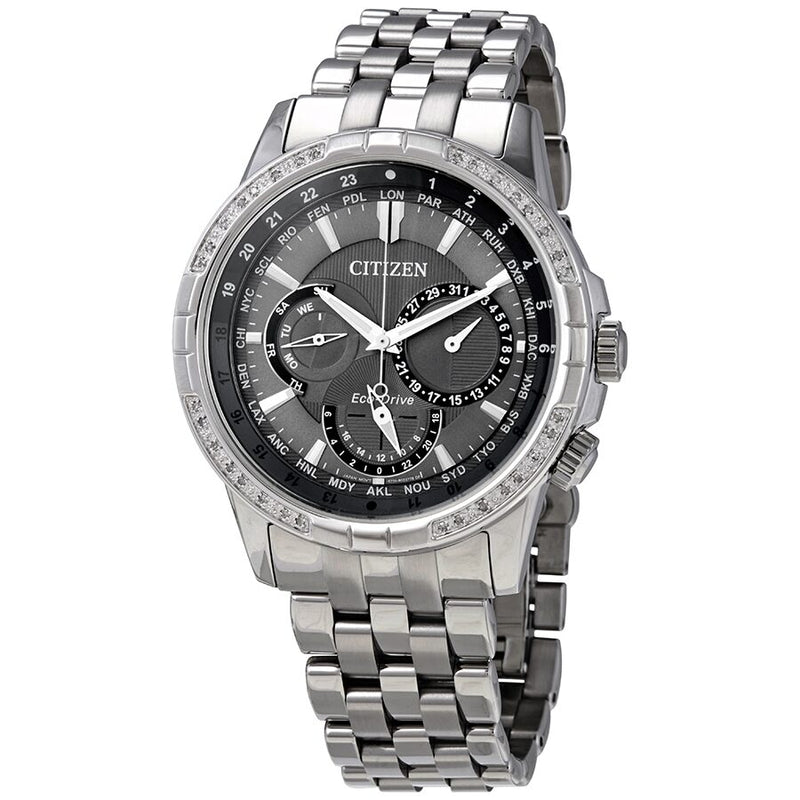 Citizen Calendrier World Time Grey Dial Men's Watch #BU2080-51H - Watches of America