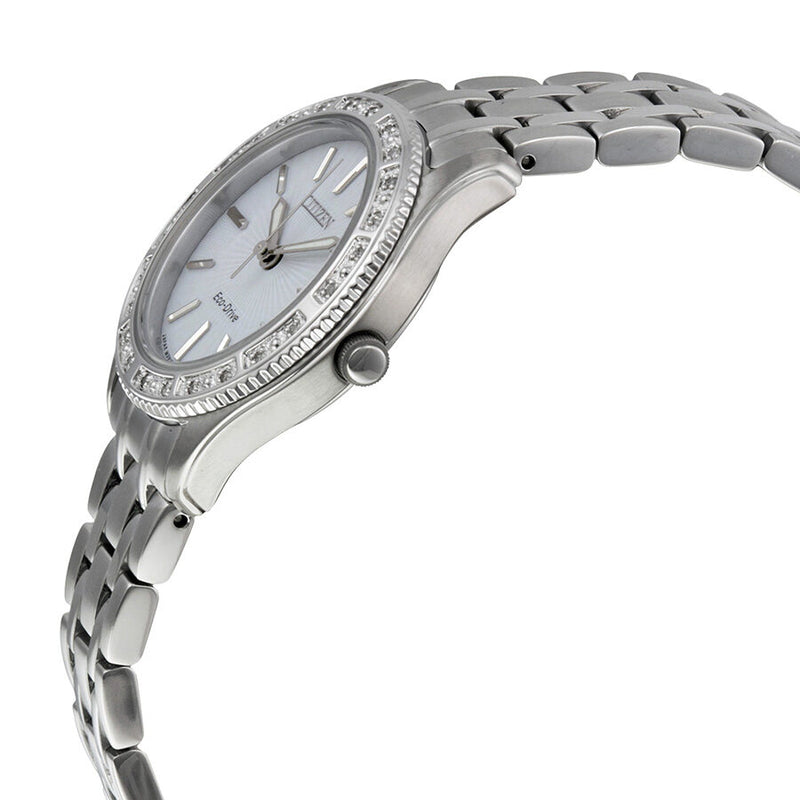 Citizen Carina White Dial Stainless Steel Ladies Watch #EM0240-56A - Watches of America #2