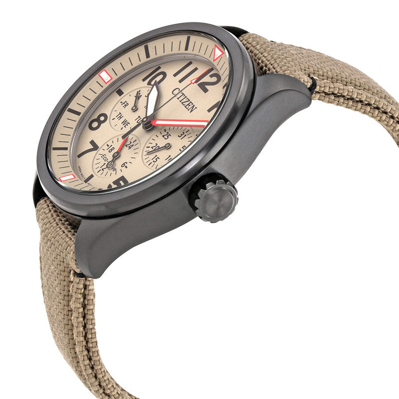 Citizen Chandler Multi-Function Beige Dial Men's Watch #BU2055-08X - Watches of America #2