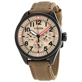 Citizen Chandler Multi-Function Beige Dial Men's Watch #BU2055-08X - Watches of America