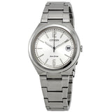 Citizen Chandler Eco-Drive Silver Dial Ladies Watch #FE6021-88A - Watches of America