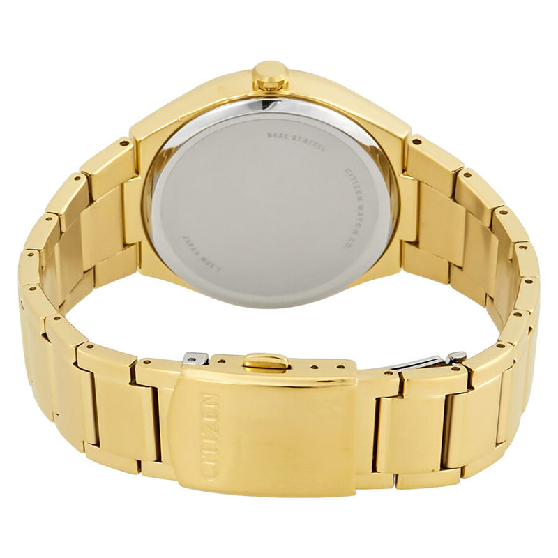 Citizen Chandler Eco-Drive Silver Dial Yellow Gold-plated Men's Watch #AW1372-81A - Watches of America #3