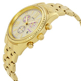 Citizen Chronograph Champagne Dial Gold-Tone Stainless Steel Ladies Watch #FB1362-59P - Watches of America #2