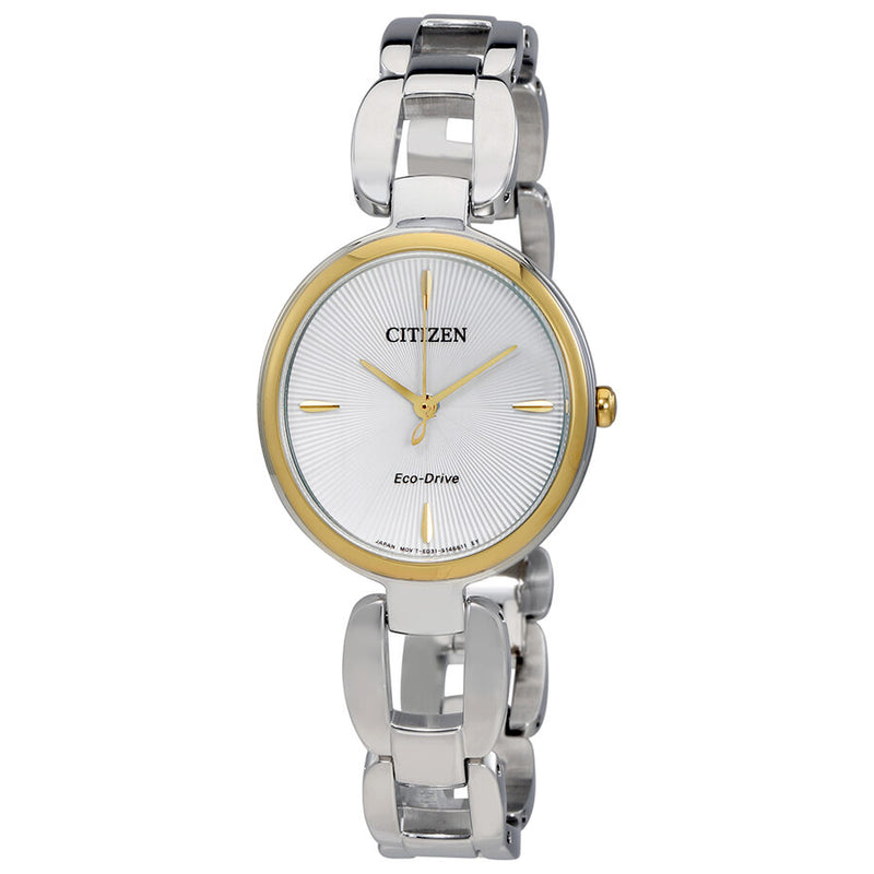 Citizen Citizen L Silver Dial Ladies Watch #EM0424-53A - Watches of America
