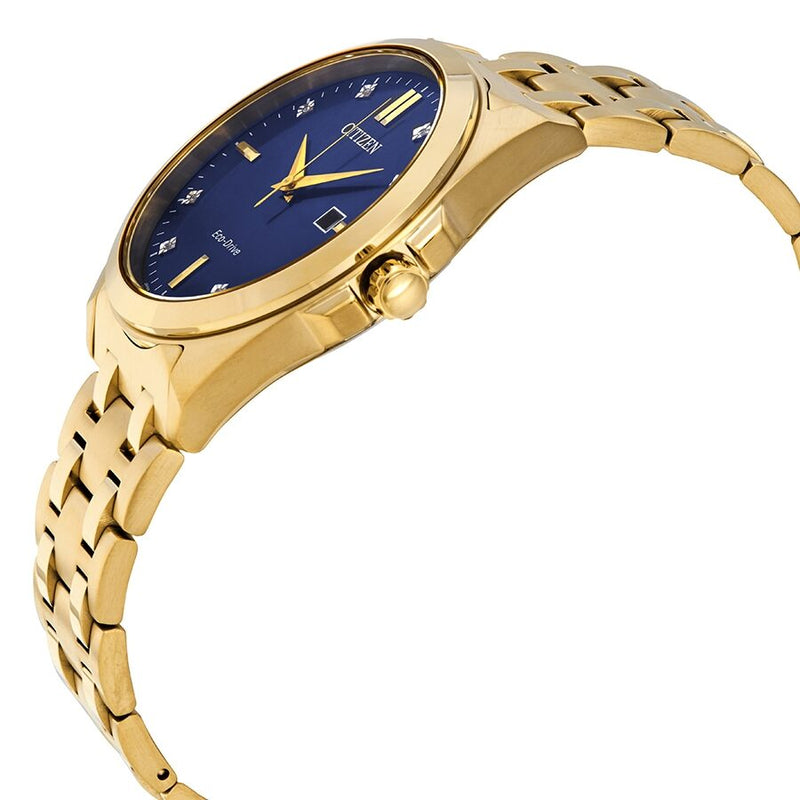 Citizen Corso Eco Drive Diamond Blue Dial Watch BM7103 51L