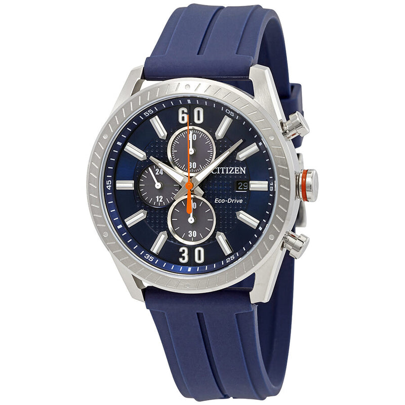 Citizen CTO Chronograph Blue Dial Men's Watch #CA0661-01L - Watches of America