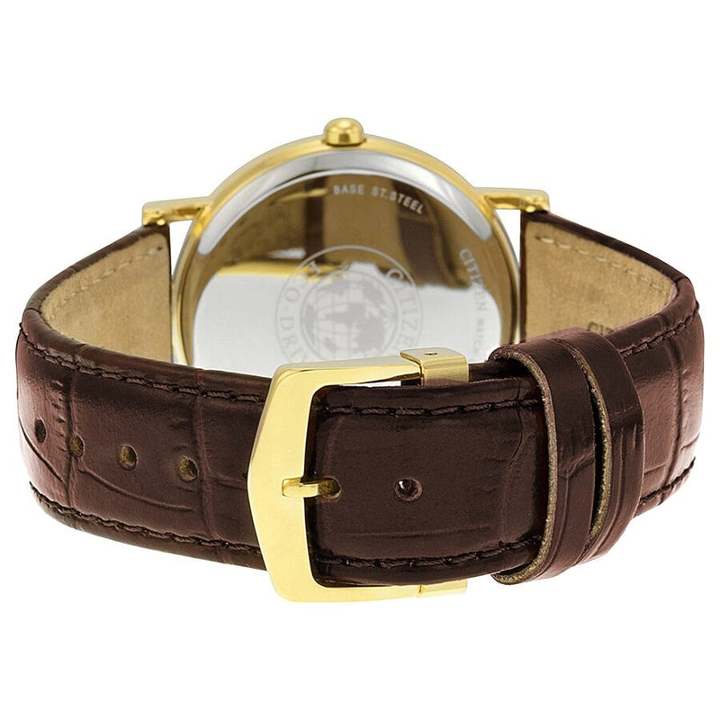 Citizen Eco Drive Black Dial Brown Leather Men's Watch #BM8242-08E - Watches of America #3