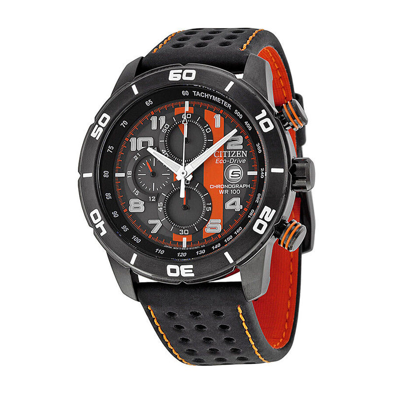 Citizen Eco Drive Grey Dial Chronograph Men's Watch #CA0467-11H - Watches of America