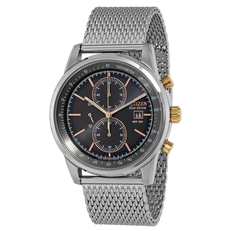 Citizen Eco-Drive Grey Dial Men's Watch #CA0336-52H - Watches of America