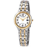 Citizen Eco-Drive White Dial Ladies Watch #EW2486-52A - Watches of America