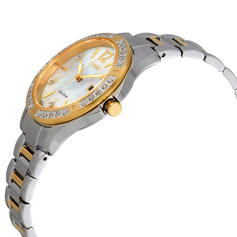 Citizen Elektra Diamond Mother of Pearl Diamond Ladies Watch #EW2514-59D - Watches of America #2