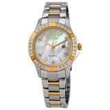 Citizen Elektra Diamond Mother of Pearl Diamond Ladies Watch #EW2514-59D - Watches of America