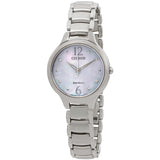 Citizen L Crystal Mother of Pearl Dial Ladies Watch #EM0550-59D - Watches of America