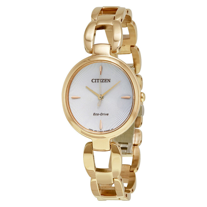 Citizen L White Dial Ladies Watch #EM0423-56A - Watches of America