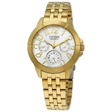 Citizen Ladies Multi-Function Silver Dial Watch #ED8102-56A - Watches of America