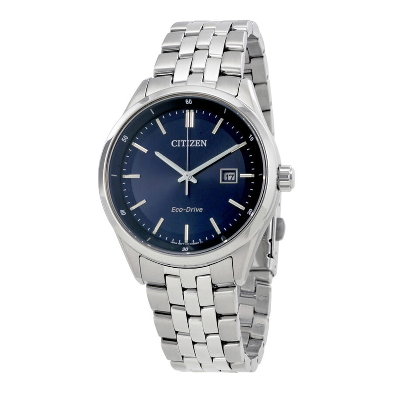 Citizen Men's Bracelet Blue Dial Eco-Drive Watch #BM7251-53L - Watches of America