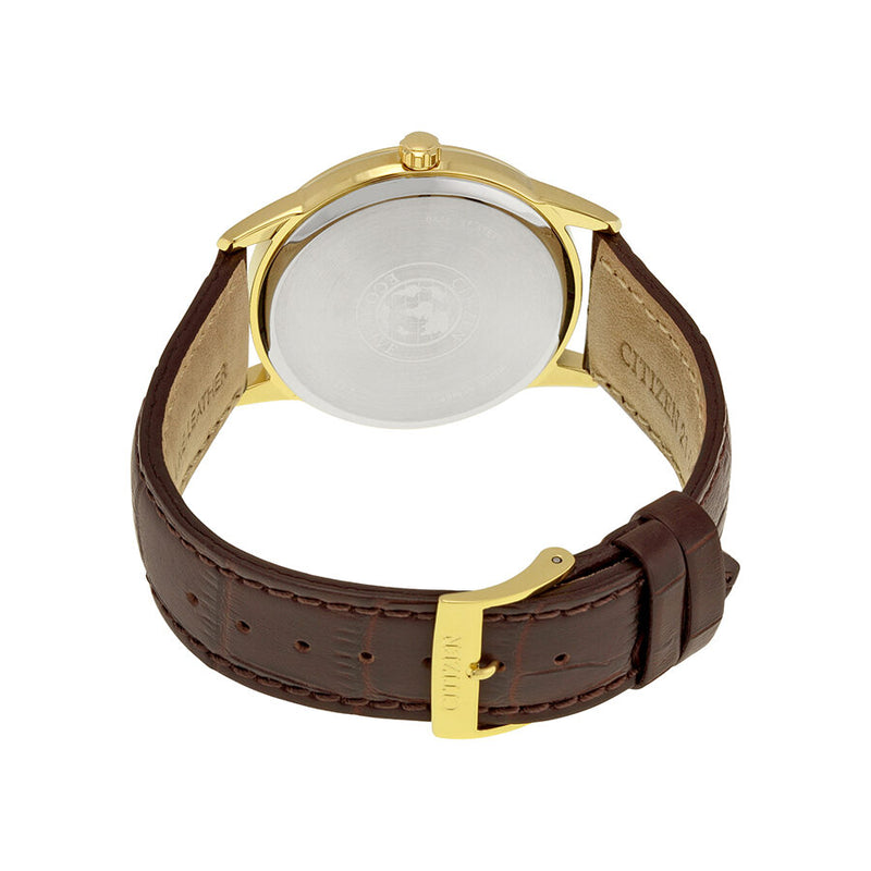 Citizen Men's Straps Eco-Drive Ivory White Dial Watch #AW1232-04A - Watches of America #3