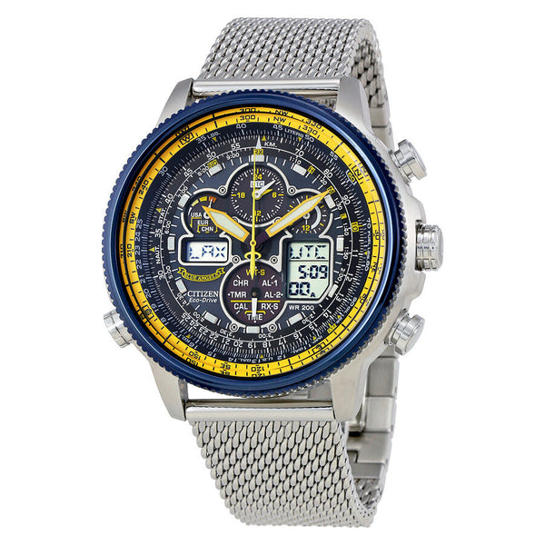 Citizen Navihawk A-T Chronograph Perpetual Men's Watch #JY8031-56L - Watches of America