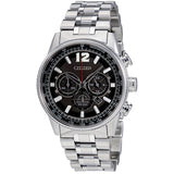 Citizen Nighthawk Chronograph Black Dial Men's Watch #CA4370-52E - Watches of America