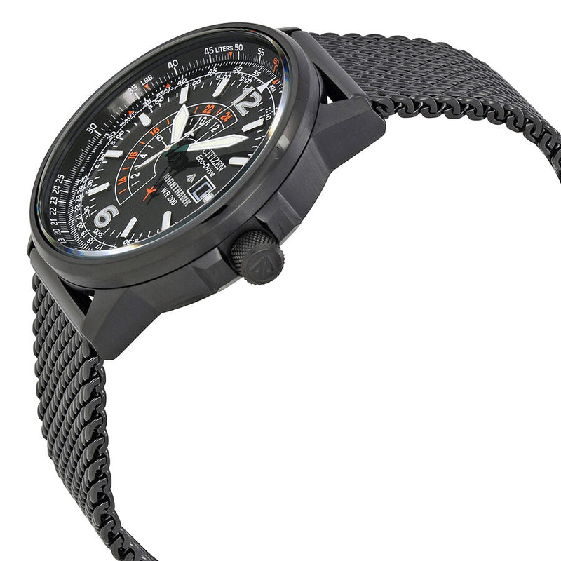 Citizen Nighthawk Pilots Black Dial Men's Watch #BJ7009-58E - Watches of America #2