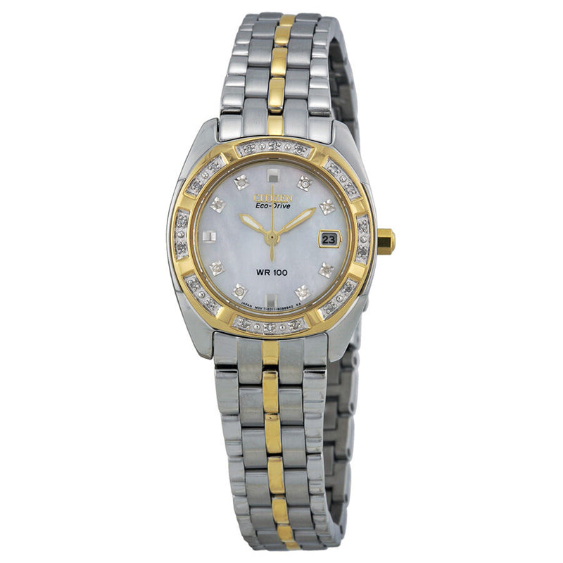 Citizen Paladion Mother of Pearl Dial Ladies Watch #EW1594-55D - Watches of America