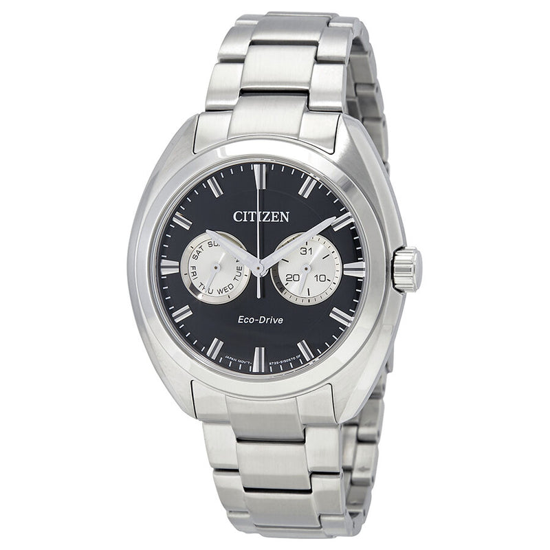 Citizen Paradex Eco-Drive Black Dial Stainless Steel Men's Watch #BU4010-56E - Watches of America