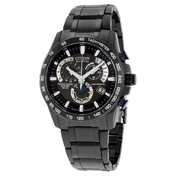 Citizen Perpetual Chrono A T Black Dial Men s Watch AT4007 54E Watches of America
