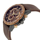 Citizen Perpetual Chrono A-T Dark Brown Dial Men's Watch #AT4006-06X - Watches of America #2