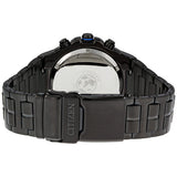 Citizen Perpetual Eco Drive Black Stainless Steel Chronograph Men's Watch #BL5435-58E - Watches of America #3