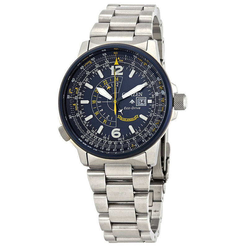 Citizen Blue Angels Promaster Nighthawk Eco-Drive Blue Dial Men's Watch #BJ7006-56L - Watches of America