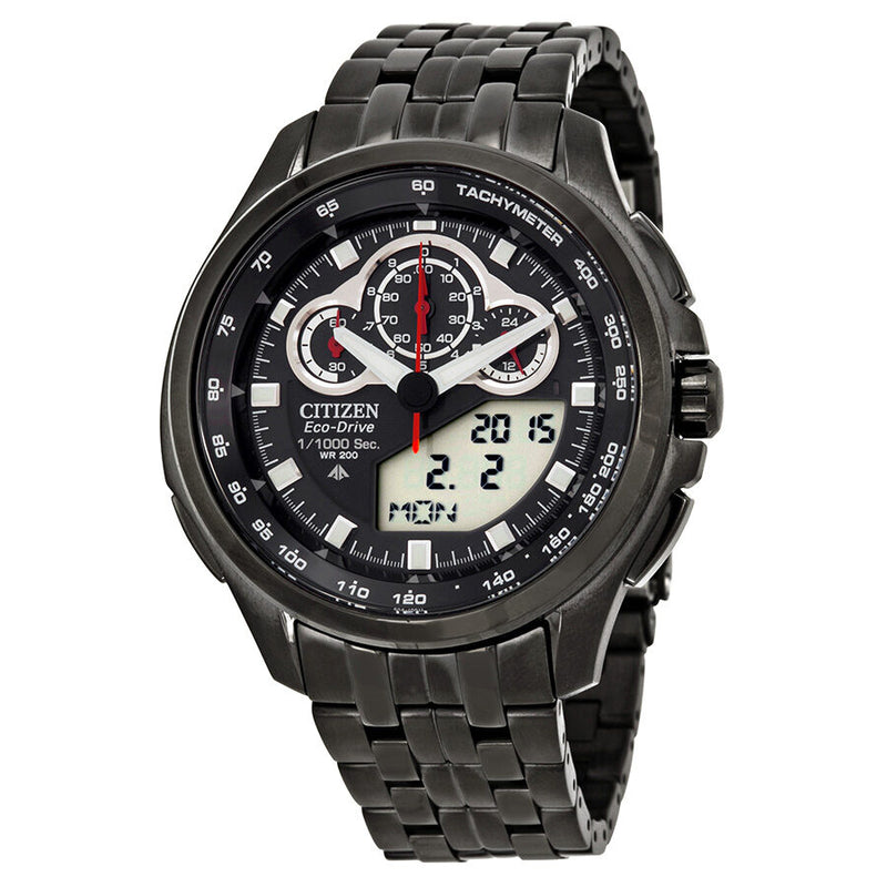 Citizen Promaster SST Eco Drive Black Dial Grey PVD Mnes Watch #JW0097-54E - Watches of America