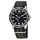 Citizen PRT Black Dial Striped Nylon Men's Watch #AW7030-06E - Watches of America