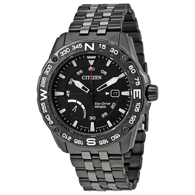 Citizen PRT Dark Grey Dial Men's Compass Watch #AW7047-54H - Watches of America