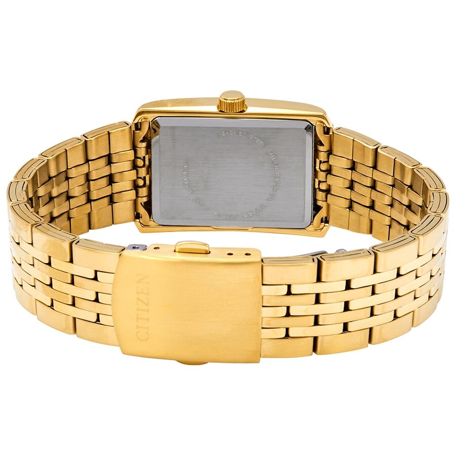 Pulsera Citizen Quartz Dorado Para Hombre Citizen Cuadrado Citizen