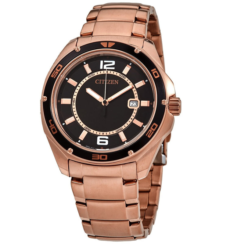 Citizen Quartz Black Dial Men's Watch #BK2522-58E - Watches of America