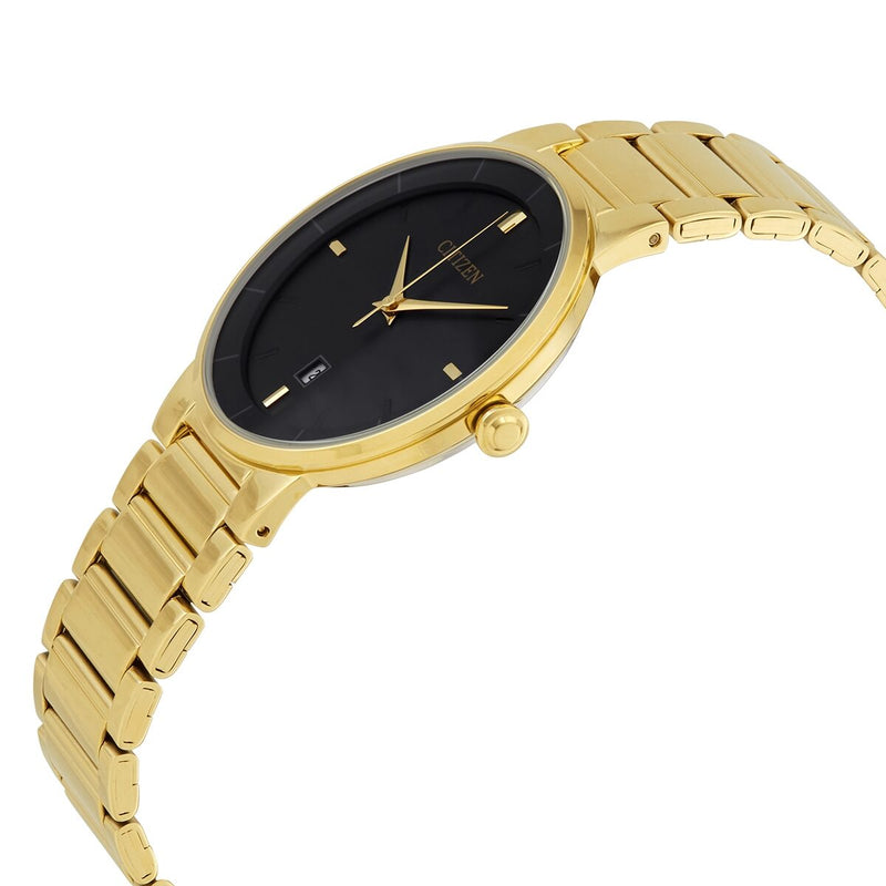 Citizen Quartz Black Dial Yellow Gold-tone Men's Watch #BI5012-53E - Watches of America #2