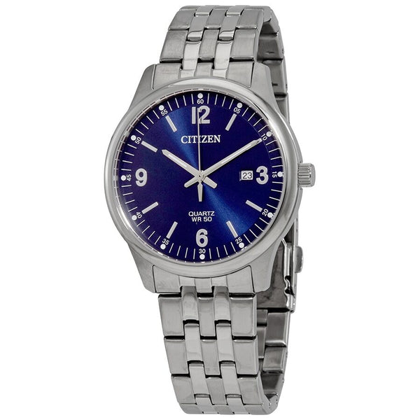 Citizen Quartz Blue Dial Stainless Steel Men's Watch BI1050-81L – Watches  of America