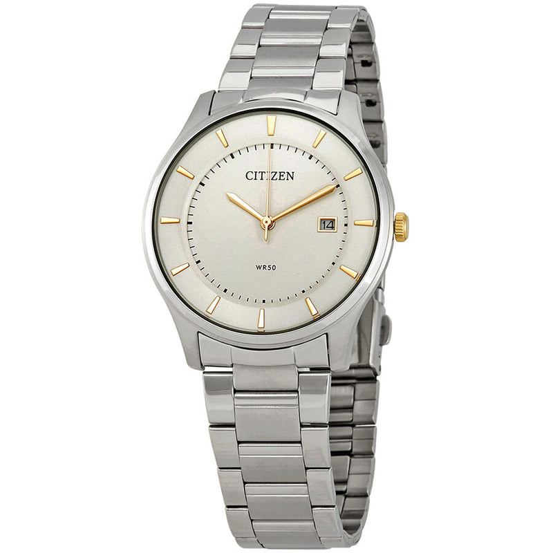 Citizen Quartz Silver Dial Men's Watch #BD0041-54B - Watches of America
