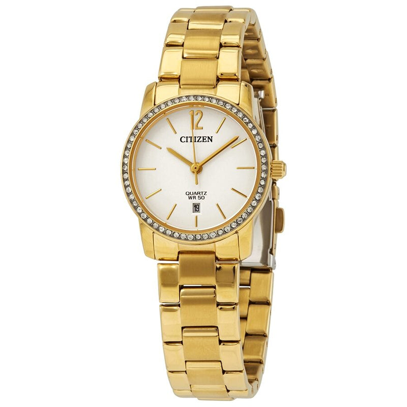 Citizen Quartz White Dial Ladies Watch #EU6032-85A - Watches of America