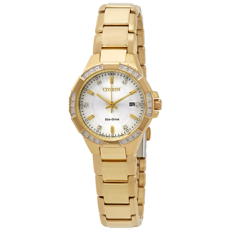 Citizen Riva Diamond Silver Dial Ladies Watch EW2462-51A – Watches of  America