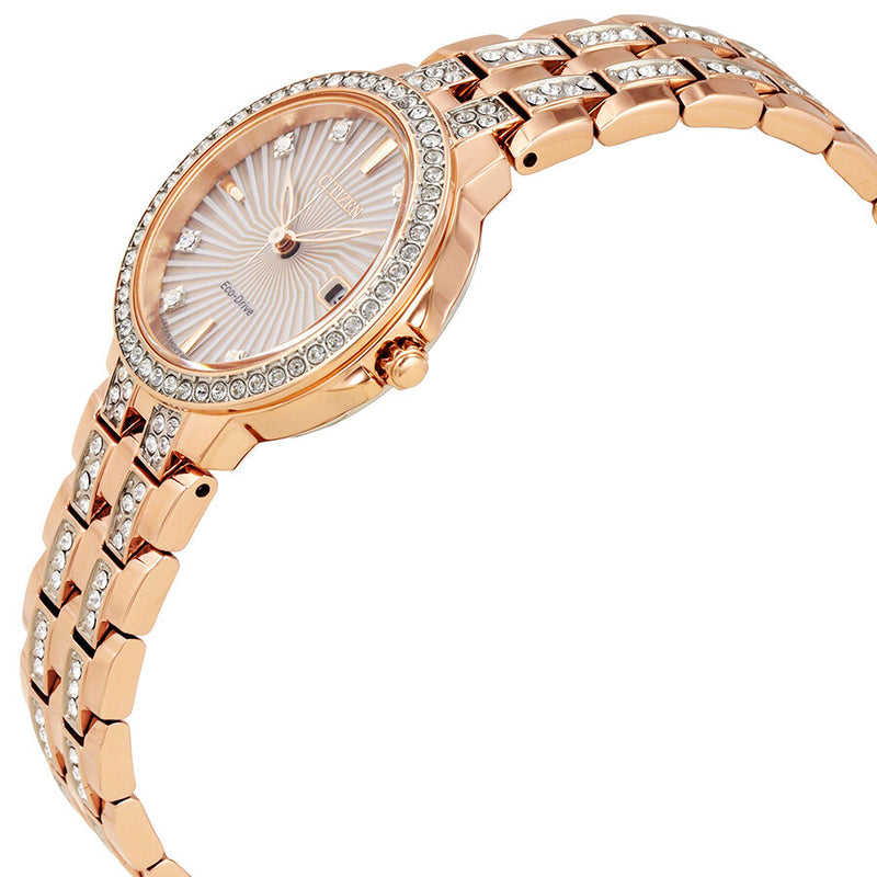 Citizen Eco-Drive Silhouette Crystal Ladies Watch EW2348-56A – Watches of  America