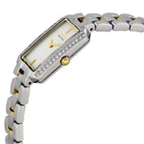 Citizen Silhouette Eco-Drive White Dial Two-Tone Stainless Steel Ladies Watch #EG2784-58A - Watches of America #2